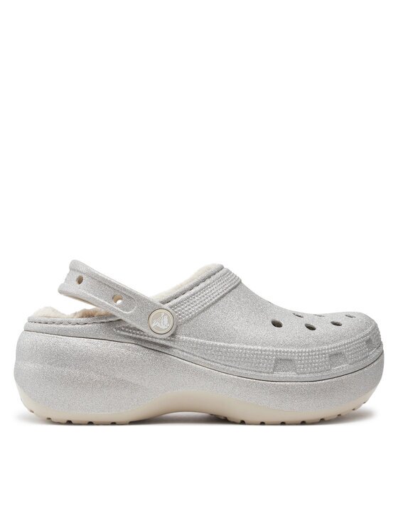 Crocs Чехли Classic Platform Glitter Lined Clog W 210413