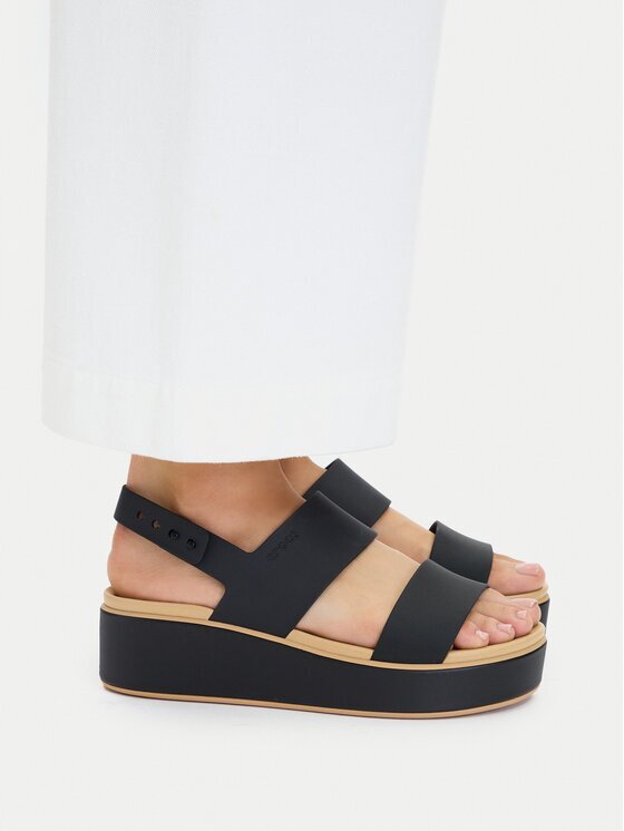 Crocs Сандали Brooklyn Matte Wrap Low Wedge 211802