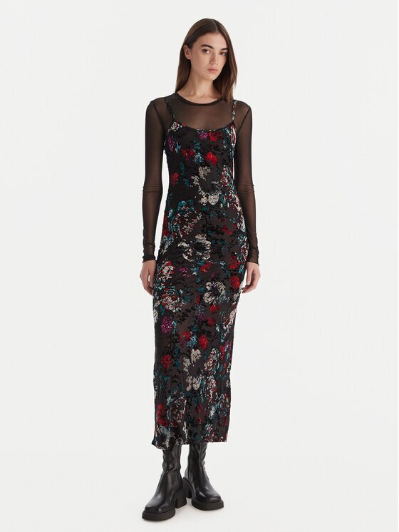 Desigual Ежедневна рокля Cassidy 25WWVK11 Slim Fit
