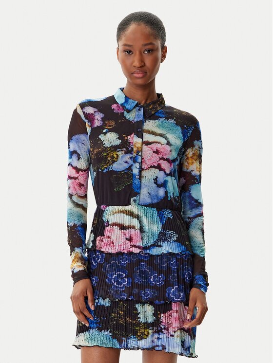Desigual Ежедневна рокля Coral Lacroix 25WWVK10 Regular Fit