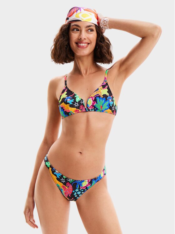 Desigual Горнище на бански Jungle 24SWMK10