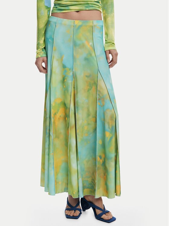 Desigual Макси пола Desvanecer 25WWFK06 Regular Fit