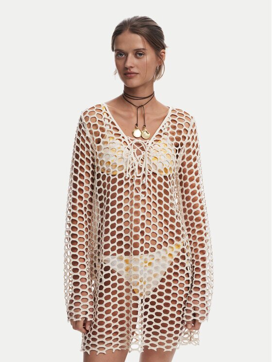 Desigual Плажна рокля Flow 25SWMK22 Regular Fit