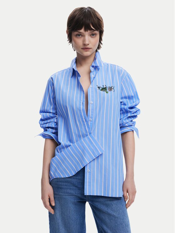 Desigual Риза Dont Do It 25SWCW16 Loose Fit