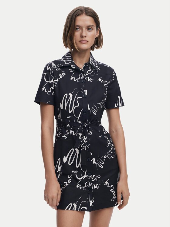 Desigual Рокля тип риза 25SWVW38 Regular Fit