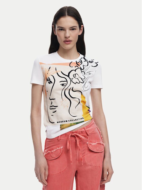 Desigual Тишърт Collection 25SWTKAC Regular Fit