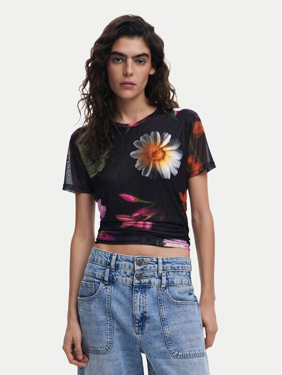 Desigual Тишърт Des Moines 25SWTK88 Regular Fit