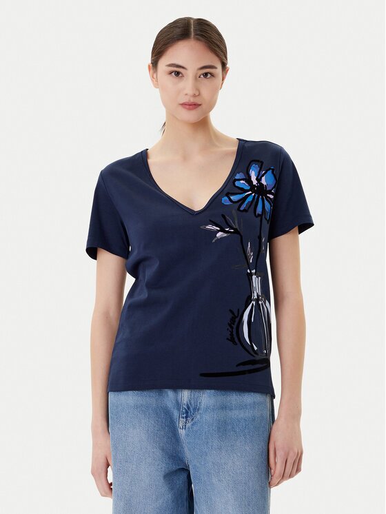 Desigual Тишърт Dumas 25WWTK28 Regular Fit