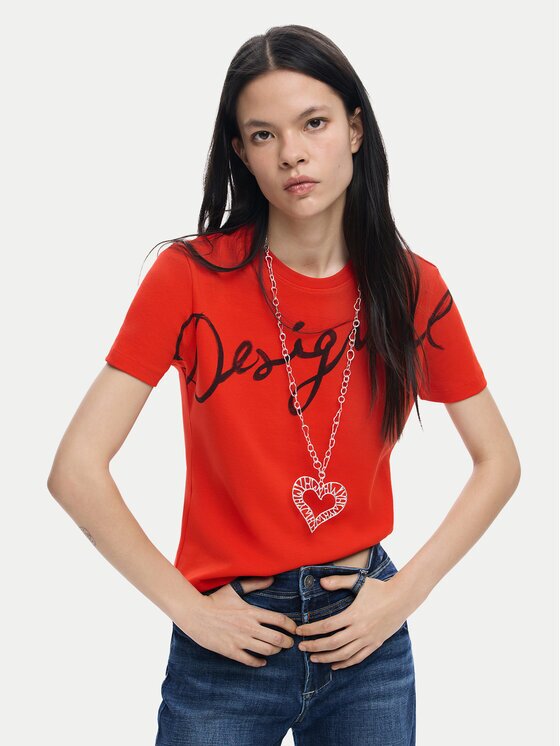 Desigual Тишърт 26SWTK07 Regular Fit