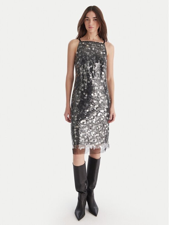 DKNY Коктейлна рокля DD54AN04 Slim Fit