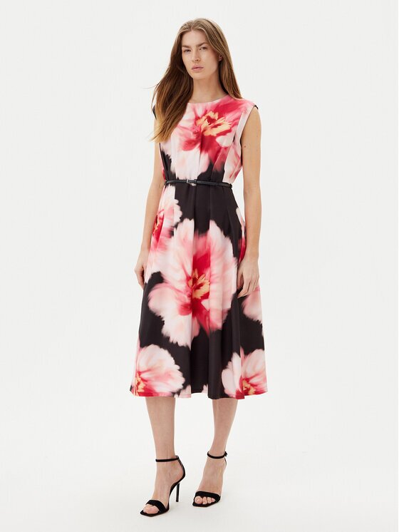 DKNY Коктейлна рокля DD5H2J04 Regular Fit