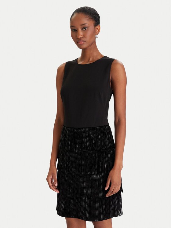 DKNY Коктейлна рокля DD5I1B50 Slim Fit