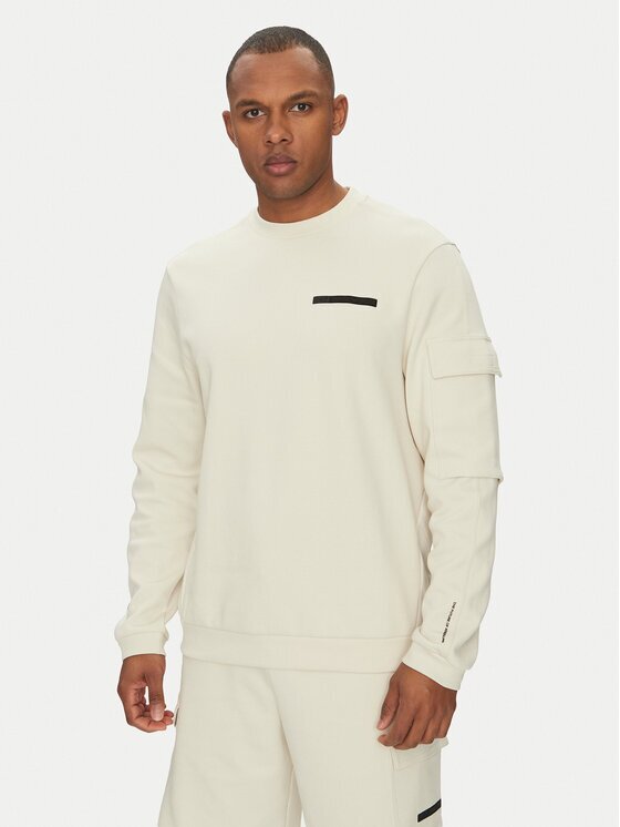 EA7 Emporio Armani Суитшърт 7M000324 AF12660 U1112 Екрю Regular Fit