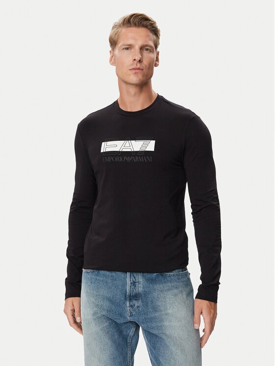 EA7 Emporio Armani Тениска с дълъг ръкав 7M002417 AF10373 MC001 Slim Fit