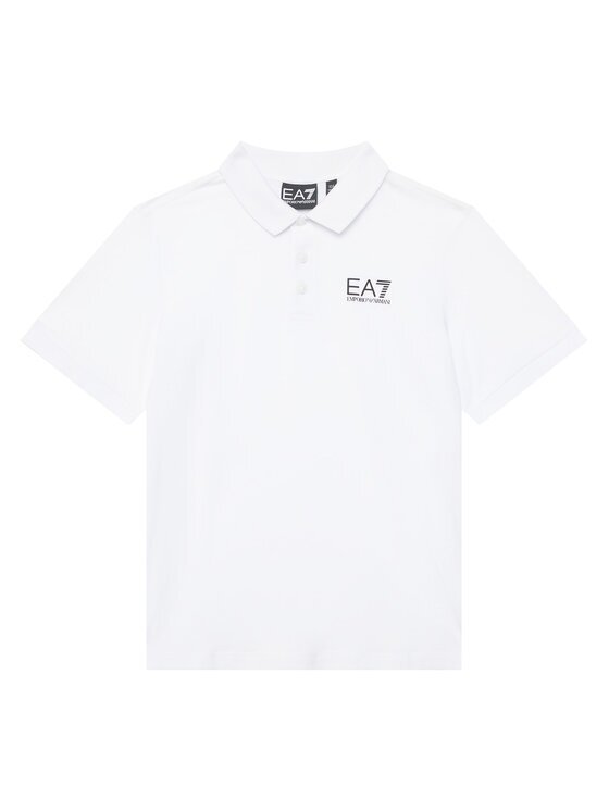 EA7 Emporio Armani Тениска с яка и копчета 7B000022 AF10378 UC001 Regular Fit