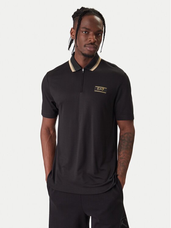 EA7 Emporio Armani Тениска с яка и копчета 7M001333 AF13739 UB102 Regular Fit
