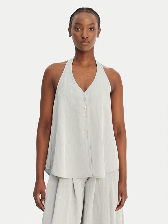 Eleh Блуза SS260092 Светлосиньо Relaxed Fit