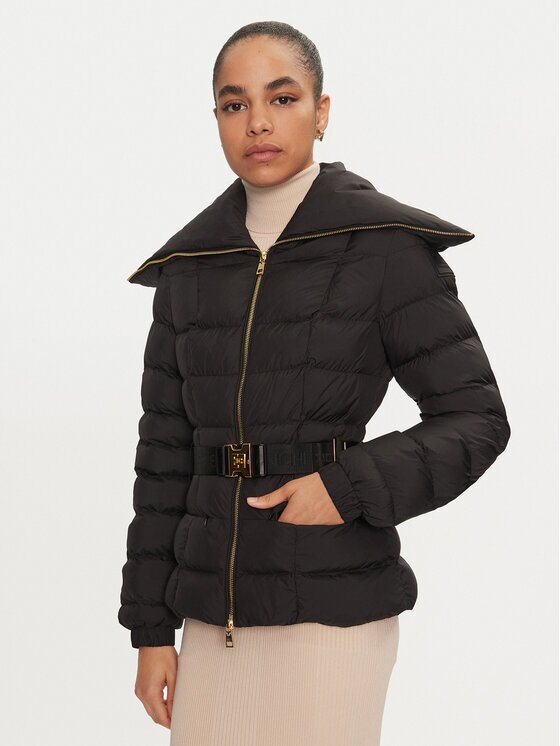 Elisabetta Franchi Пухено яке PI-76D-46E2-X680 Regular Fit