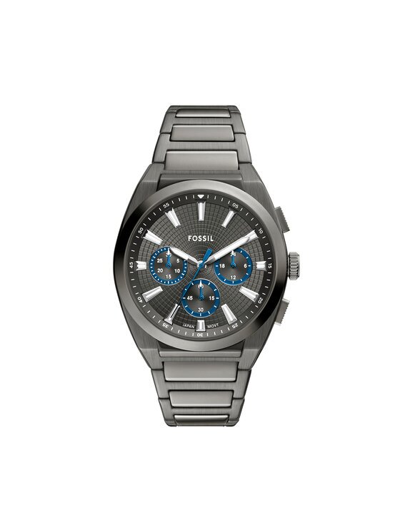 Fossil Часовник Everett Chronograph FS6107 Сив