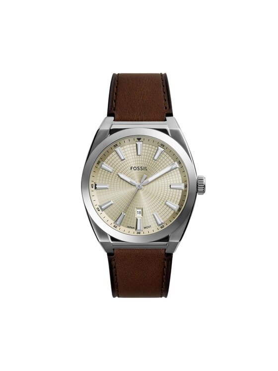 Fossil Часовник Everett FS6071 Кафяв