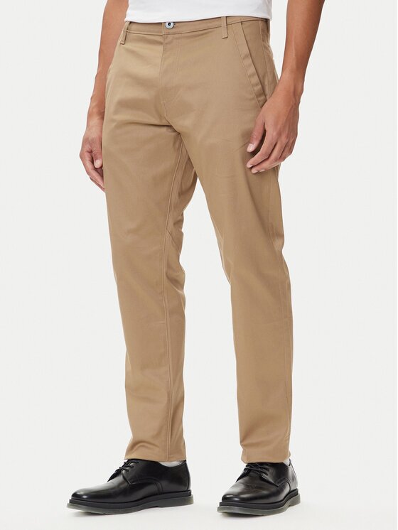 G-Star Raw Чино панталони Morry D26400-C105 Бежов Tapered Fit