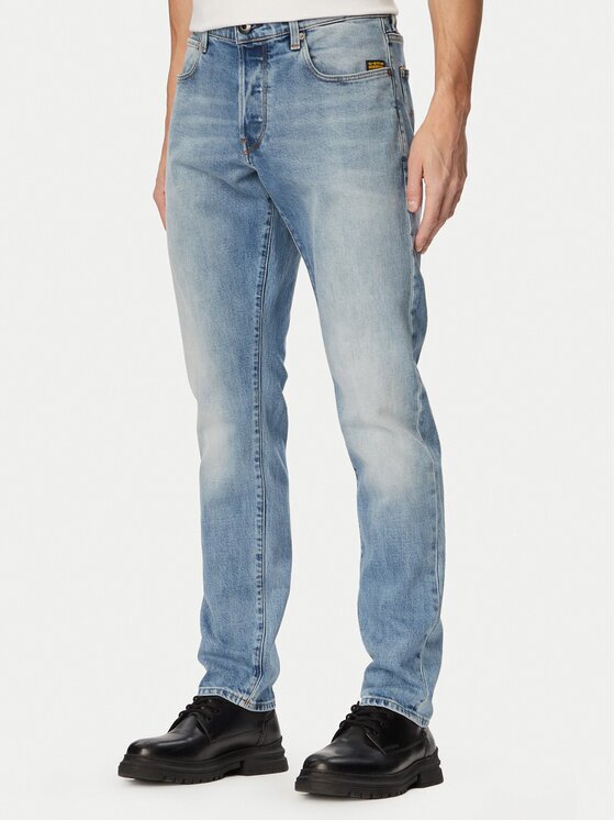 G-Star Raw Дънки 3301 51003-C052 Син Tapered Fit