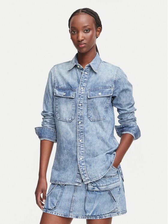 G-Star Raw дънкова риза 2-pkt D30440-D539 Regular Fit