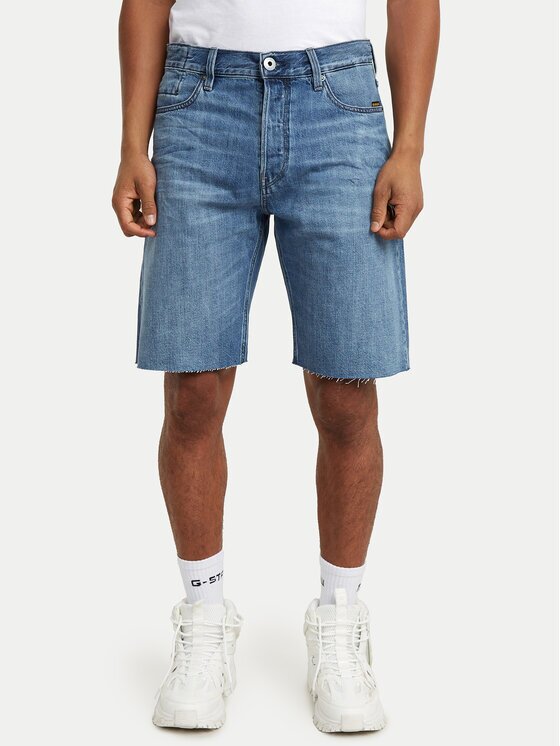 G-Star Raw Дънкови шорти Dakota D24411-D536-G326 Син Regular Fit