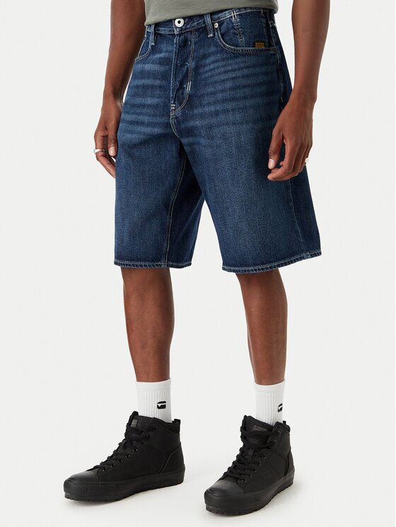 G-Star Raw Дънкови шорти Deeggie D28474-D536 Син Regular Fit