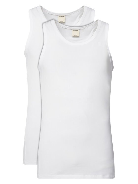 G-Star Raw Комплект потници без ръкави D25476-3310 Бял Regular Fit