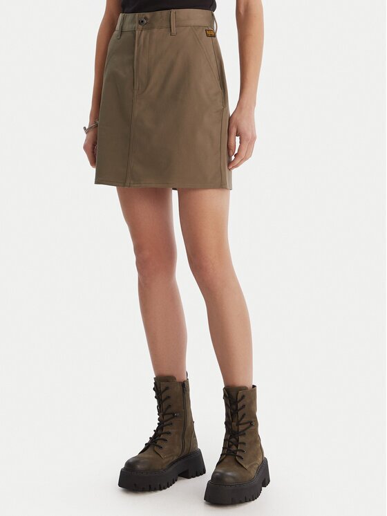 G-Star Raw Мини пола D29095-5126 Каки Regular Fit