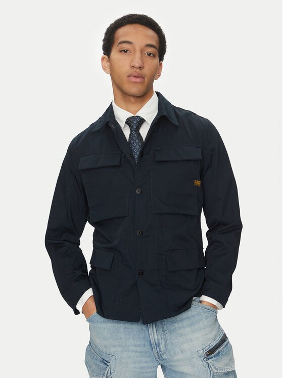 G-Star RAW Преходно яке 4 Pkt Overshirt D26429-D387 Slim Fit