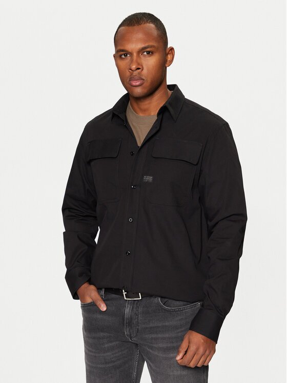 G-Star Raw Риза D23583 Черен Regular Fit