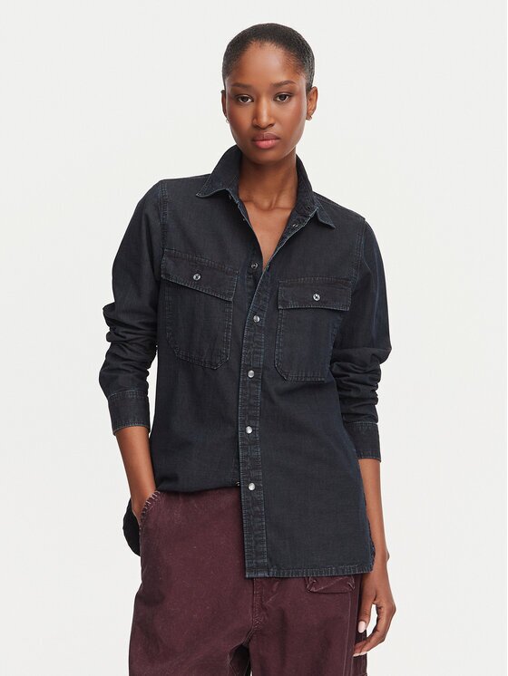 G-Star Raw Риза D30440 E356 Тъмносин Regular Fit