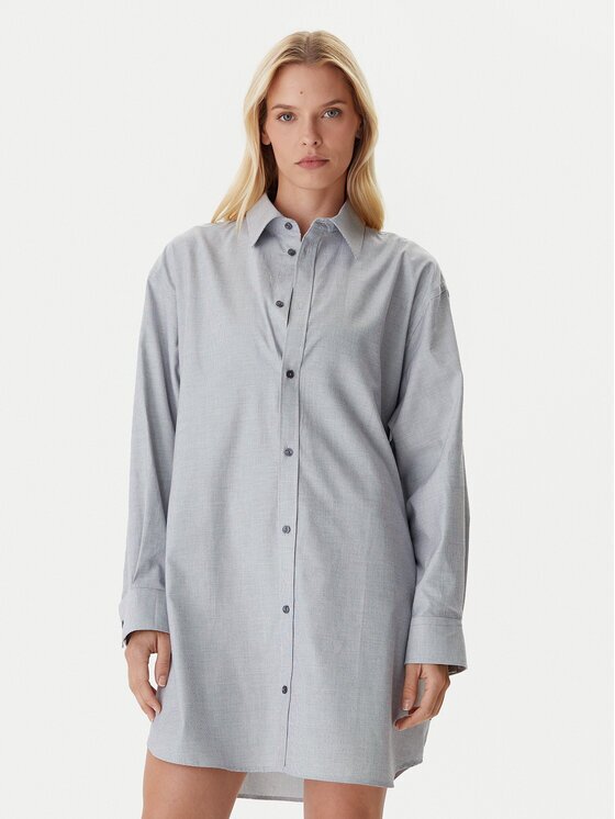 G-Star Raw Рокля тип риза D26979-C290 Син Oversize