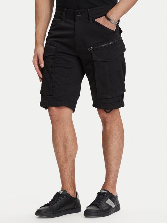 G-Star Raw Шорти от плат Rovic Zip D26214-5126 Черен Relaxed Fit