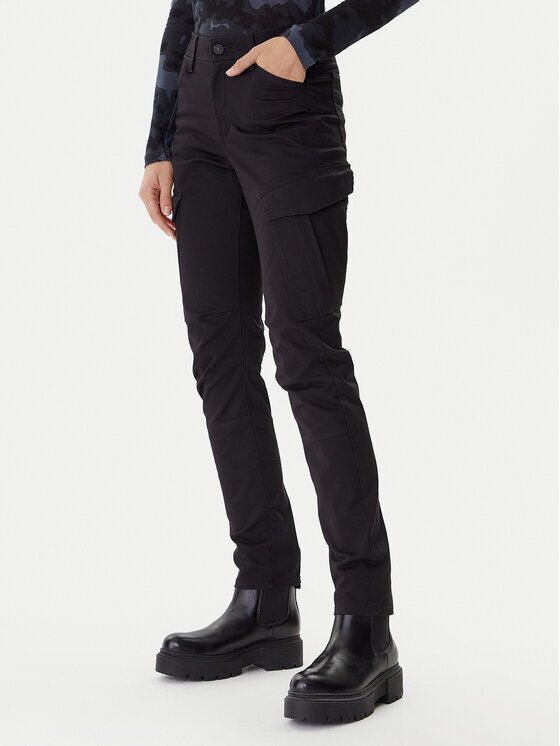 G-Star Raw Текстилни панталони Cargo D27017-5126 Черен Slim Fit