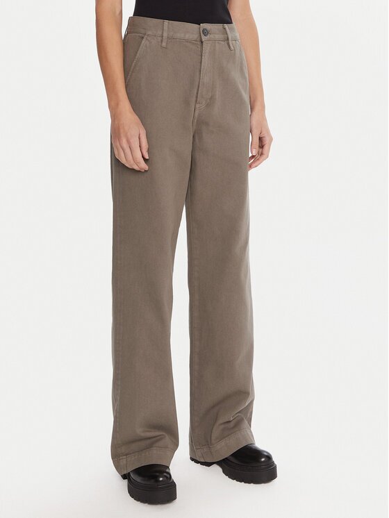 G-Star Raw Текстилни панталони Deck 2.0 D26432-E078 Зелен Wide Leg