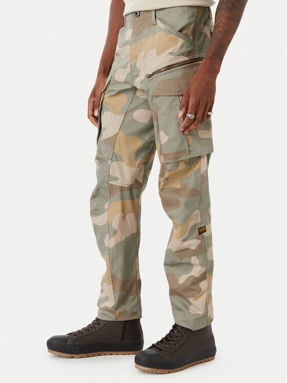 G-Star Raw Текстилни панталони Rovic D02190-E574 Зелен Tapered Fit
