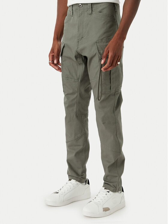 G-Star Raw Текстилни панталони Zip Pkt D24307-E172 Сив Skinny Fit