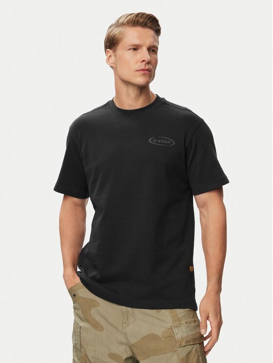 G-Star Raw Тишърт 90s Logo D28921-D976 Черен Regular Fit