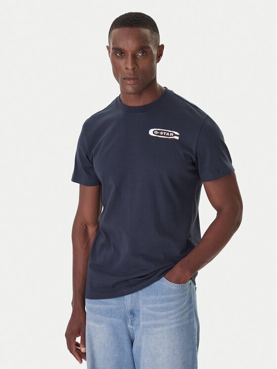 G-Star Raw Тишърт Back Gr Arch D26047-C336 Черен Regular Fit