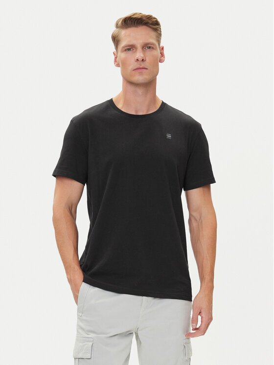 G-Star Raw Тишърт Base-S D16411-336-6484 Черен Regular Fit