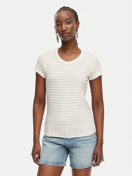 G-Star Raw Тишърт Eyben D24533-D244 Бял Regular Fit