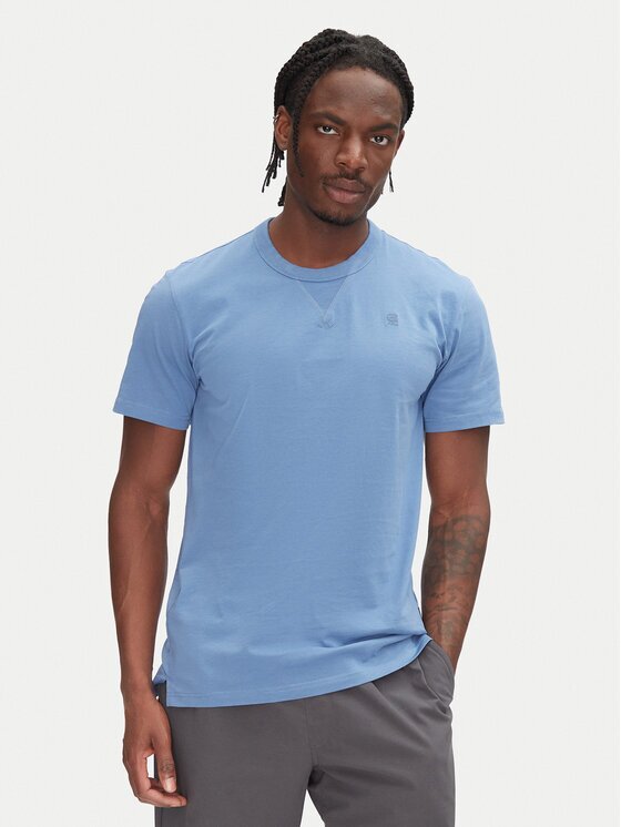 G-Star Raw Тишърт Nifous D24449-336 Светлосиньо Regular Fit