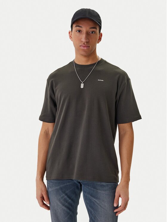 G-Star Raw Тишърт Rib D28699-C812 Сив Relaxed Fit