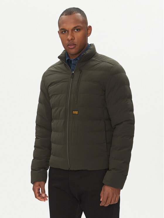 G-Star Raw Зимно яке Foundation D24276-D518 Зелен Regular Fit
