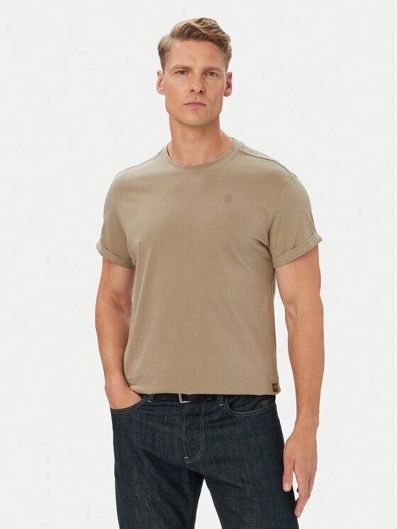 G-Star Тишърт Sustainable D16396-B353-2199 Каки Relaxed Fit