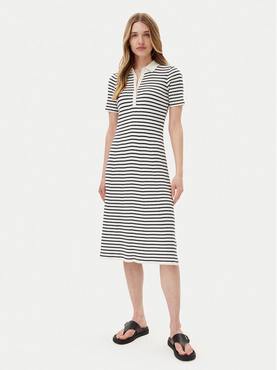 Gant Плетена рокля 4502085 Slim Fit