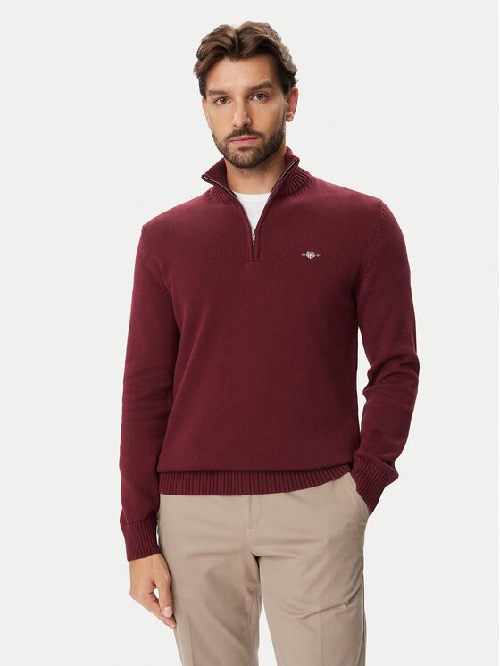 Gant Пуловер Casual Cotton Half Zip 8030170 Regular Fit